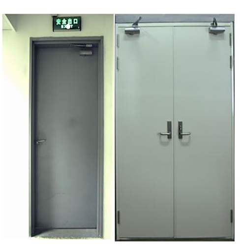 通向室內安全區域的疏散門采用什么等級的防火門(圖1) 安全出口處防火門.jpg